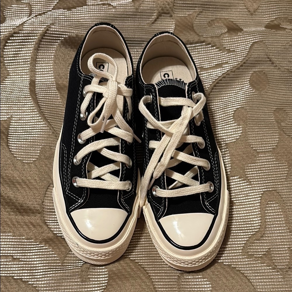 Converse 70s Black and White Low Tops